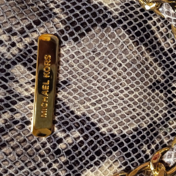 Michael Kors Snake Skin Tote Bag - Picture 6 of 6